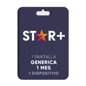 Star + Original 1 Pantalla – 1 Meses