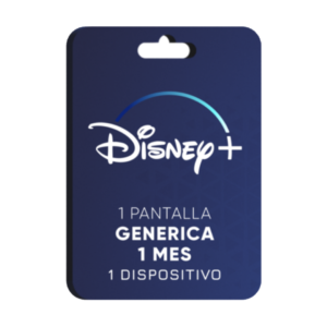 Disney + Original 1 Pantalla – 1 Mes