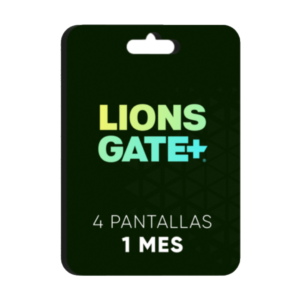 Lions Gate + 4 Pantallas – 1 Mes