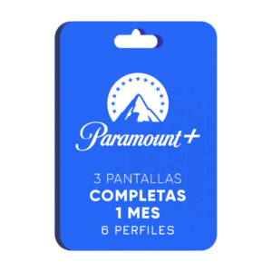 Paramount + 3 Pantallas – 1 Mes