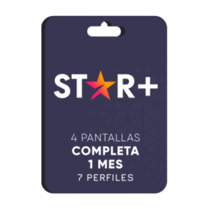 Star + Completa 4 Pantalla – 1 Meses