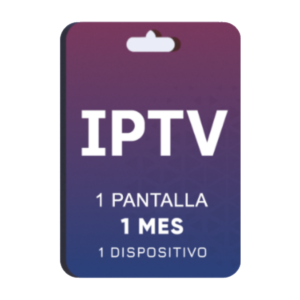 IPTV 1 Pantalla – 1 Mes