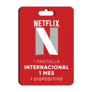 Netflix  Original Internacional1Pantalla – 1 Mes